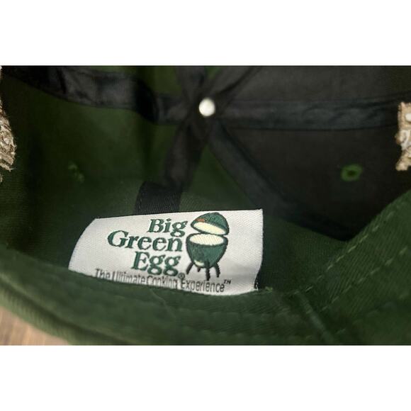 Big Green Egg Dark Green Adjustable Baseball Cap Hat OSFM Embroidered Logo - Picture 3 of 3